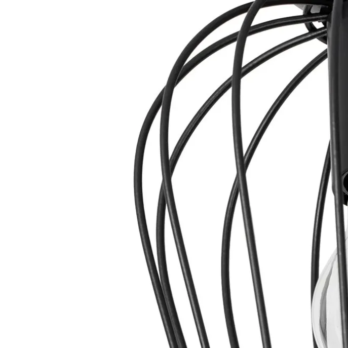 Moderne Deckenleuchte Schwarz Draht - Palica