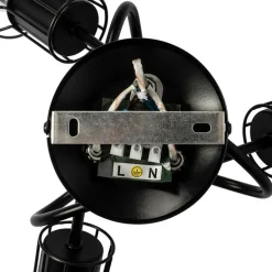 Moderne Deckenleuchte schwarz 40 cm rund 3-Licht - Botu