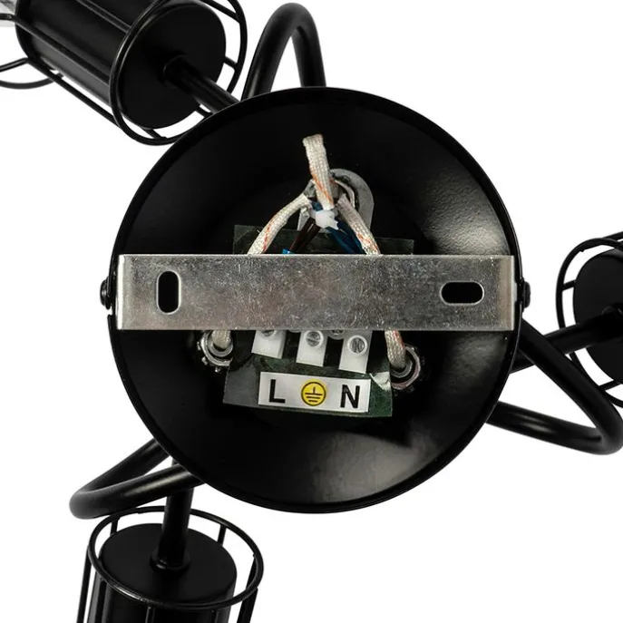 Moderne Deckenleuchte schwarz 40 cm rund 3-Licht - Botu