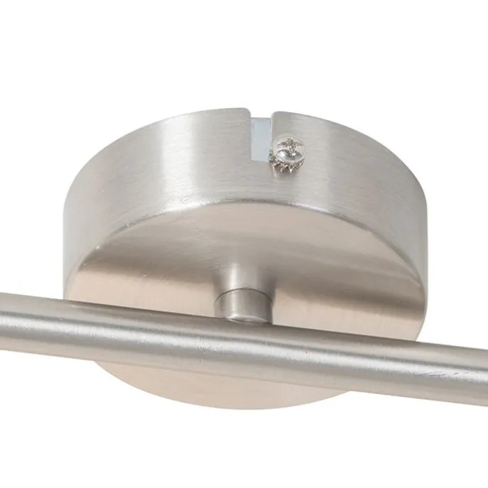 Moderne Deckenleuchte Stahl 2-flammig verstellbar - Jeana