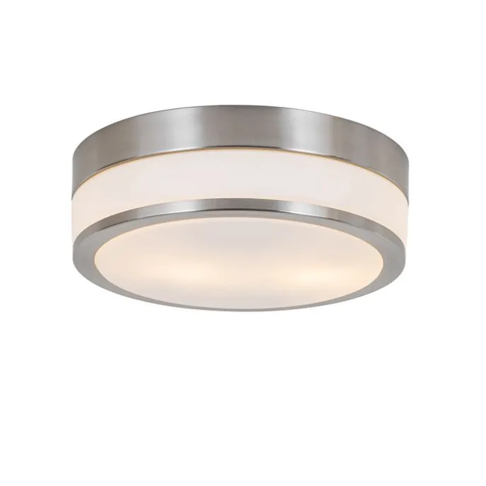 Moderne Deckenleuchte Stahl 28 cm IP44 - Flavi