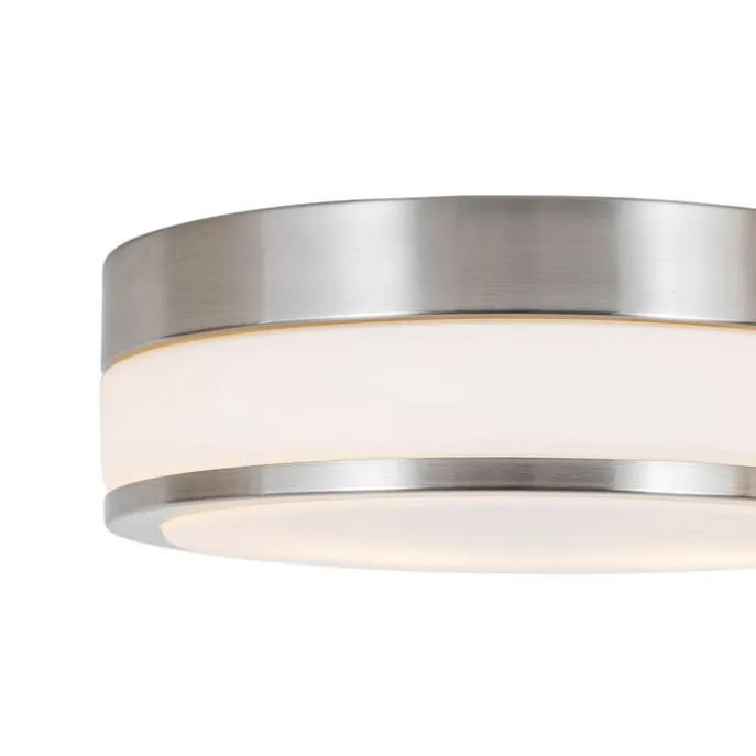 Moderne Deckenleuchte Stahl 28 cm IP44 - Flavi