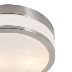 Moderne Deckenleuchte Stahl 28 cm IP44 - Flavi