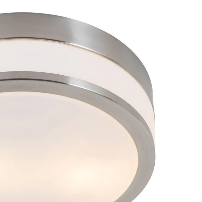 Moderne Deckenleuchte Stahl 28 cm IP44 - Flavi