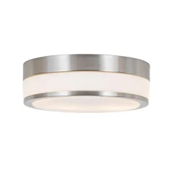 Moderne Deckenleuchte Stahl 28 cm IP44 - Flavi