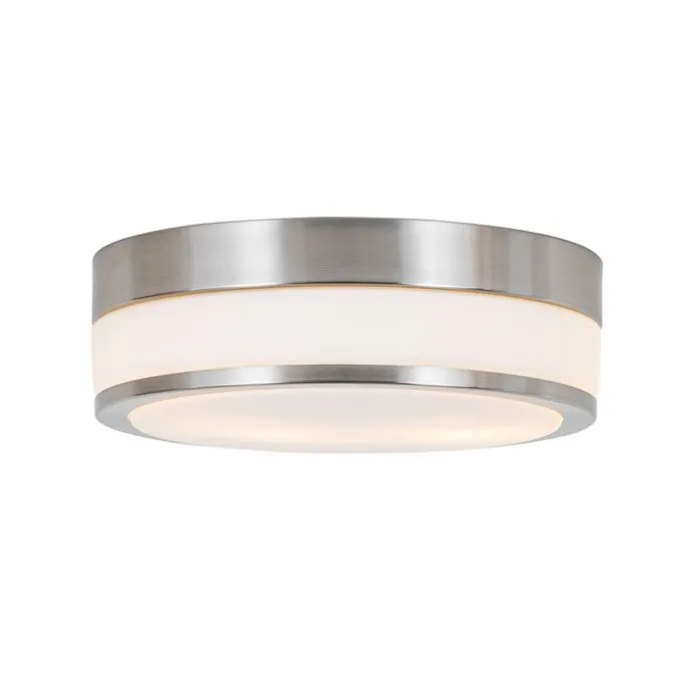 Moderne Deckenleuchte Stahl 28 cm IP44 - Flavi