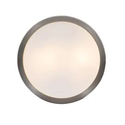 Moderne Deckenleuchte Stahl 28 cm IP44 - Flavi