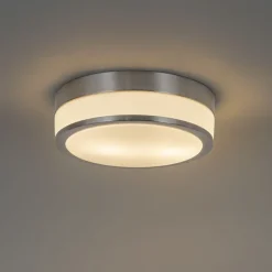 Moderne Deckenleuchte Stahl 28 cm IP44 - Flavi