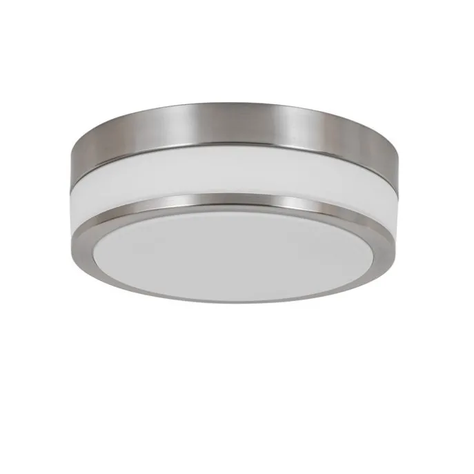 Moderne Deckenleuchte Stahl 28 cm IP44 - Flavi