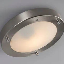 Moderne Deckenleuchte Stahl IP44 - Yuma 18