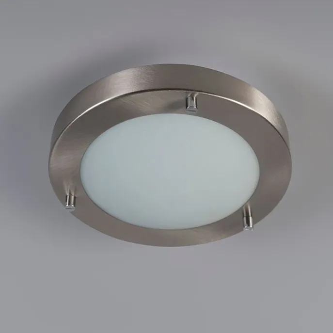 Moderne Deckenleuchte Stahl IP44 - Yuma 18