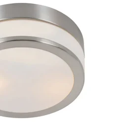 Moderne Deckenleuchte Stahl 23 cm IP44 - Flavi