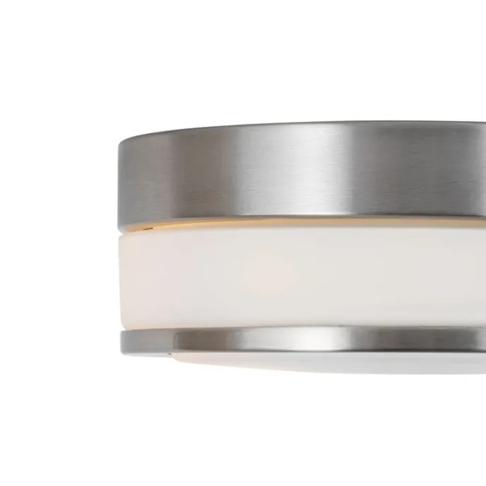 Moderne Deckenleuchte Stahl 23 cm IP44 - Flavi