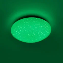 Moderne Deckenleuchte weiß mit Sterneffekt inkl. LED - Bex