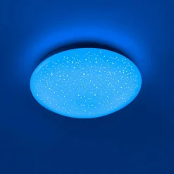 Moderne Deckenleuchte weiß mit Sterneffekt inkl. LED - Bex