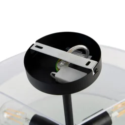 Moderne Deckenleuchte weiß 50 cm 3-flammig - Drum Duo