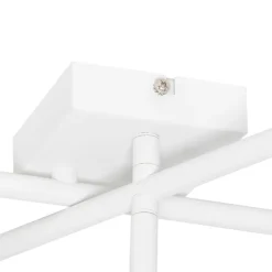 Moderne Deckenleuchte weiß 5-flammig verstellbar quadratisch - Jeana