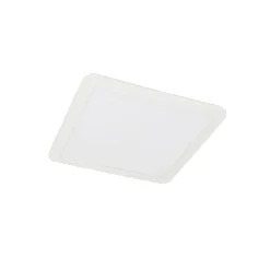 Moderne Deckenleuchte weiß 40cm quadratisch inkl. LED 3-stufig dimmbar IP44 - Steve