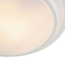 Moderne Deckenleuchte weiß 25 cm IP44 - Walden