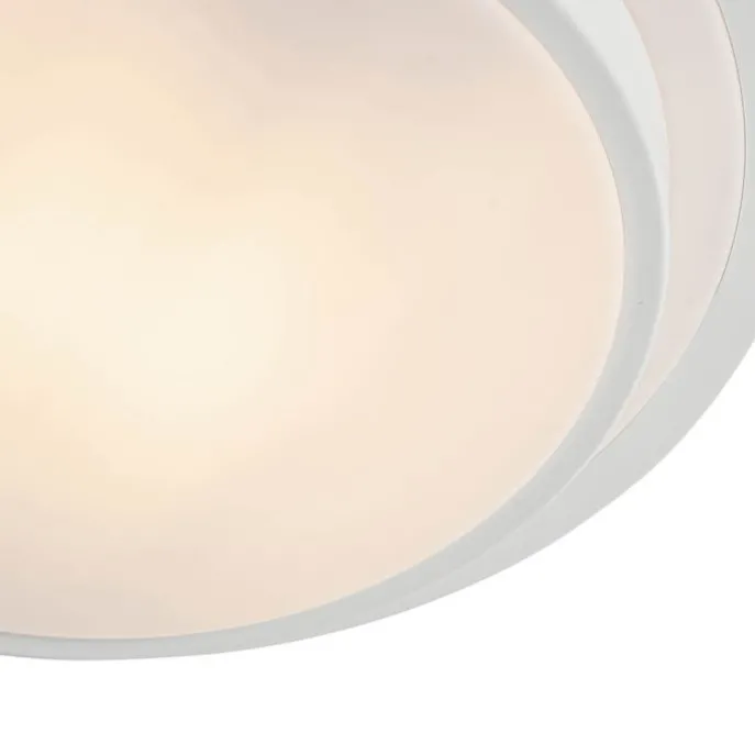 Moderne Deckenleuchte weiß 25 cm IP44 - Walden