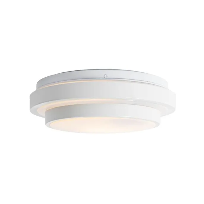 Moderne Deckenleuchte weiß 25 cm IP44 - Walden