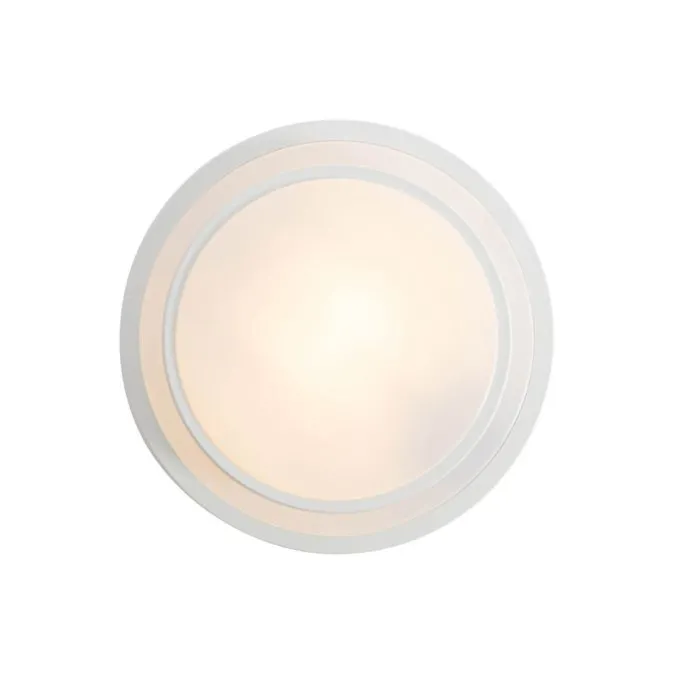 Moderne Deckenleuchte weiß 25 cm IP44 - Walden