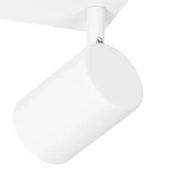 Moderne Deckenleuchte Weiß 2-flammig Verstellbar Rechteckig - Jeana