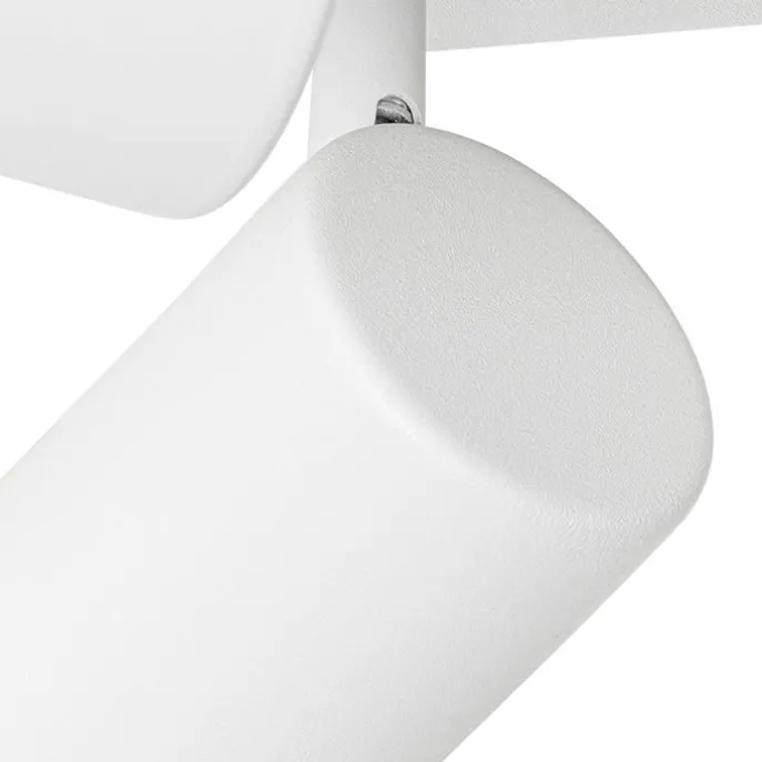 Moderne Deckenleuchte weiß 4-flammig verstellbar quadratisch - Jeana