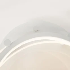 Moderne Deckenleuchte weiß inkl. LED und Dimmer Rondas