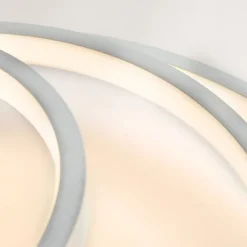 Moderne Deckenleuchte weiß inkl. LED und Dimmer Rondas