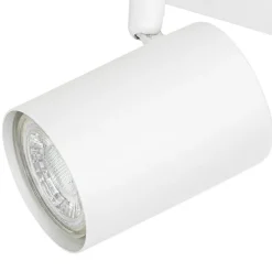 Moderne Deckenleuchte Weiß 3-flammig Verstellbar Rechteckig - Jeana