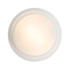 Moderne Deckenleuchte weiß 35 cm IP44 - Walden