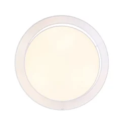 Moderne Deckenleuchte weiß 50 cm 3-flammig - Drum Duo