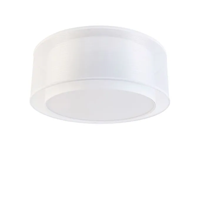 Moderne Deckenleuchte weiß 50 cm 3-flammig - Drum Duo