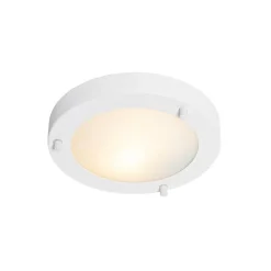 Moderne Deckenleuchte weiß 18 cm IP44 - Yuma