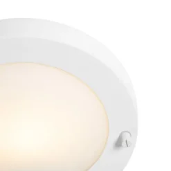 Moderne Deckenleuchte weiß 18 cm IP44 - Yuma