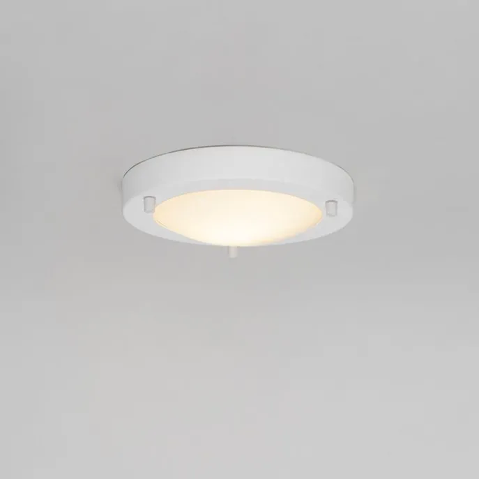 Moderne Deckenleuchte weiß 18 cm IP44 - Yuma