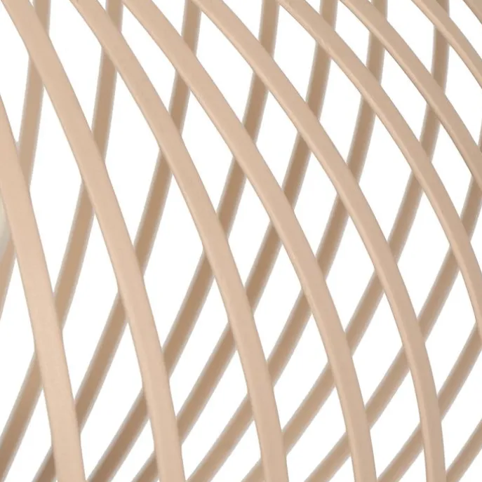 Moderne Draht-Tischleuchte Beige 33cm - Gila