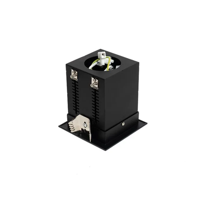 Moderne Einbauleuchte schwarz 1-Licht verstellbar - Dach