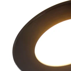 Moderne Einbauleuchte schwarz inkl. LED 3-stufig dimmbar IP65 - Blanca