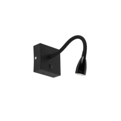 Moderne flexible Wandleuchte schwarze LED - Flex