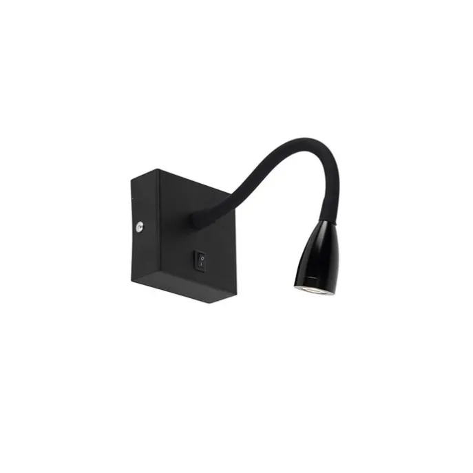Moderne flexible Wandleuchte schwarze LED - Flex