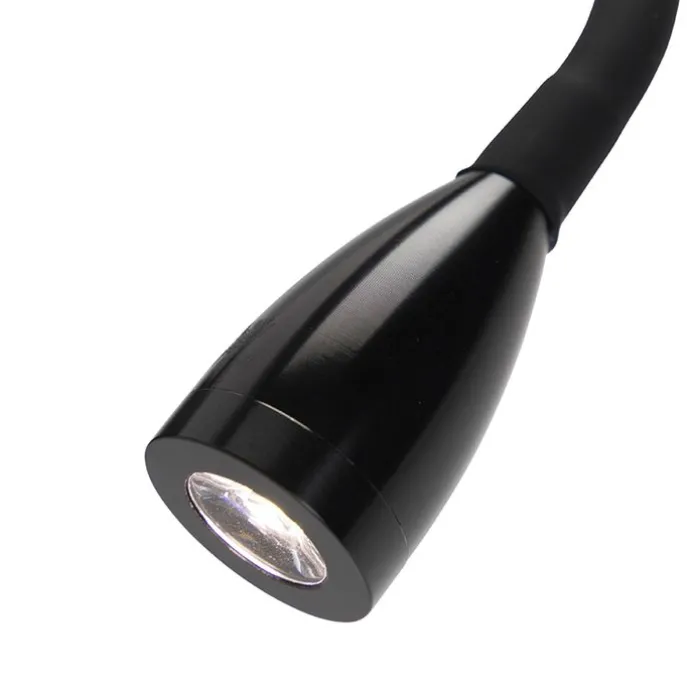 Moderne flexible Wandleuchte schwarze LED - Flex