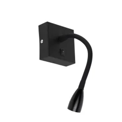 Moderne flexible Wandleuchte schwarze LED - Flex