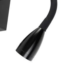 Moderne flexible Wandleuchte schwarze LED - Flex