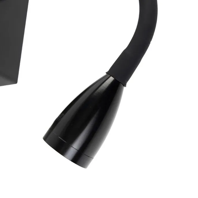 Moderne flexible Wandleuchte schwarze LED - Flex