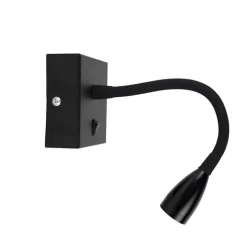 Moderne flexible Wandleuchte schwarze LED - Flex