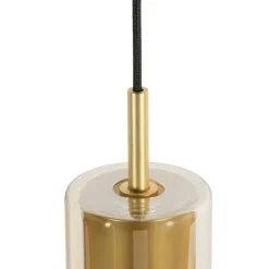 Moderne goldene Pendelleuchte für 1-phasiges Schienensystem - Iconic Lloyd