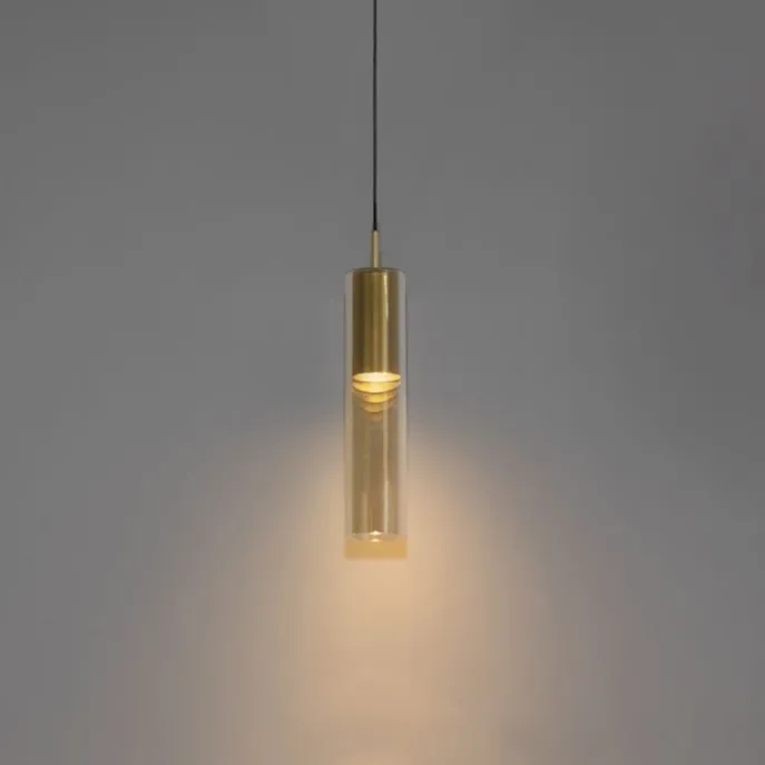 Moderne goldene Pendelleuchte für 1-phasiges Schienensystem - Iconic Lloyd