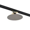 Moderne gunmetal Deckenleuchte für Schienenbeleuchtungssystem 1-phasig 2-Lichter - Iconic Pulley